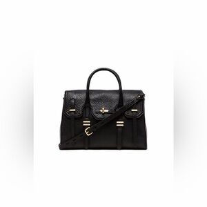 Rebecca Minkoff Jules Satchel Black with Gold Hardware